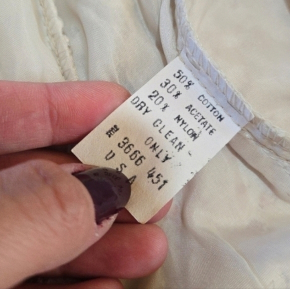 Vintage Silver White Cachet By Bari Protas Lace Wedding Peplum Dress, SIZE 7/8 - Picture 3 of 16